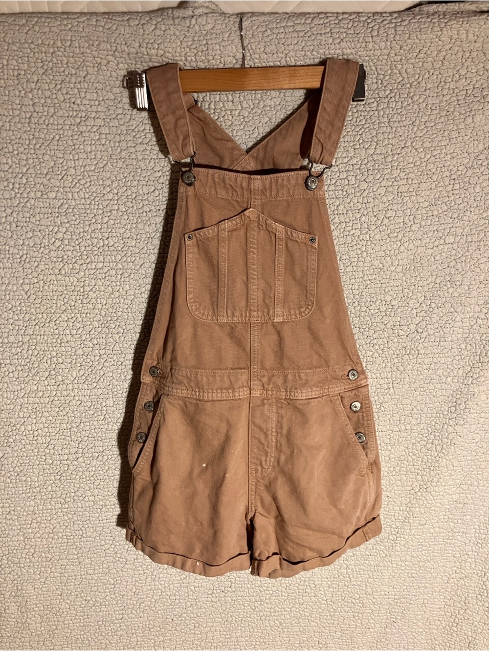 Old Navy Rust-Brown Short Overalls